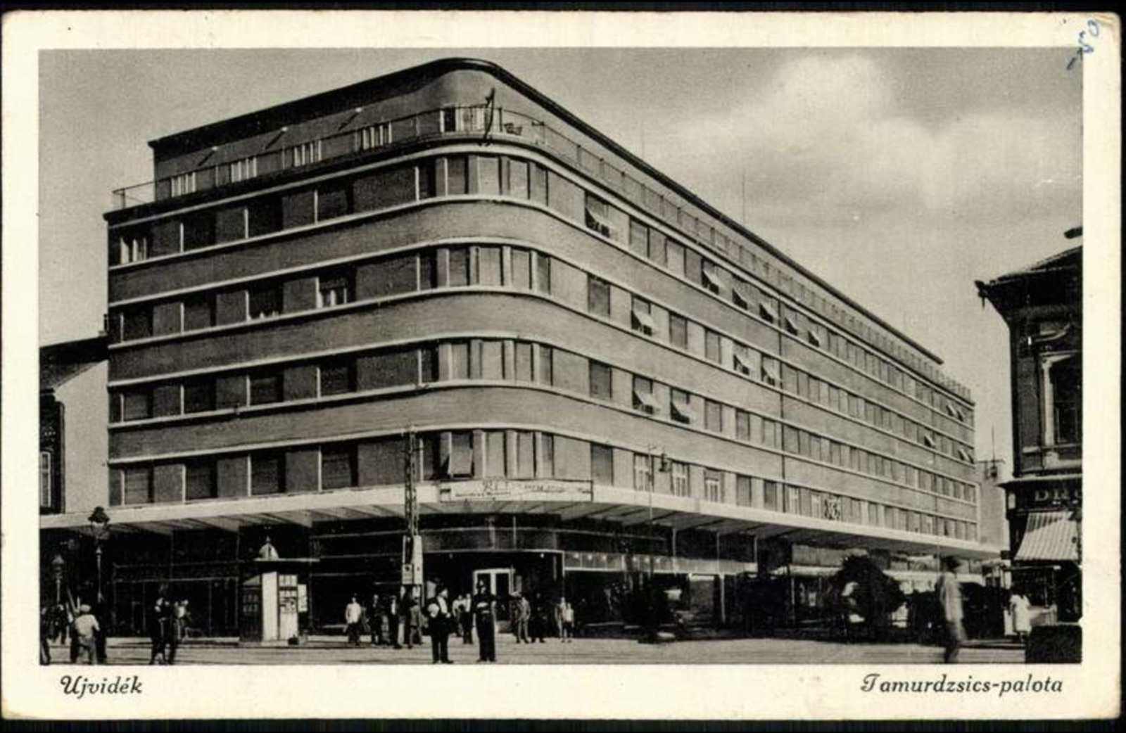 Der Tanurdžić-Palast, Tanurdžić-Palais, Neusatz, bis Juni 1941