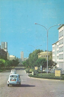A Zastava on Marshal Tito Boulevard, Health Centre, Novi Sad, 1969