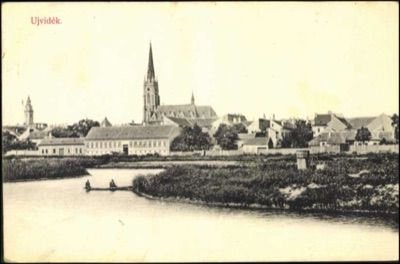 Novi Sad Across the Water, Two Men in a Small Boat, Podbara, 1896–1918
