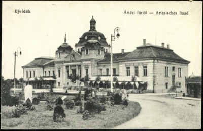 The Artesian Bath's restaurant terrace, Novi Sad, Iodine Spa, 1896–1918