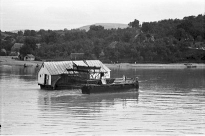 A Floating Mill Moored on a Quiet Reach of the Danube, Novi Sad, 1928–1941