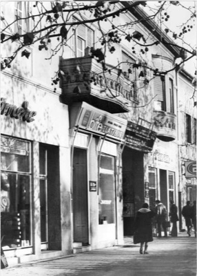 The Zlatibor buffet in Futoška Street, Futak Street, Novi Sad, 1970s