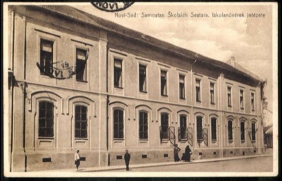 School Sisters' convent and girls' school, Njegoševa Street, Novi Sad, by February 1930