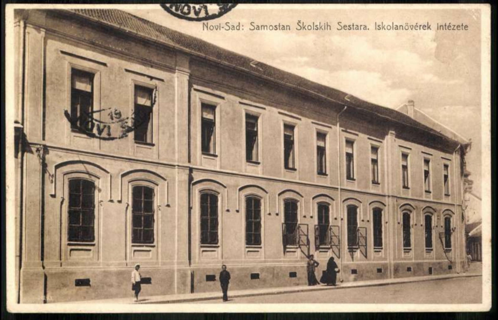 School Sisters' convent and girls' school, Njegoševa Street, Novi Sad, by February 1930