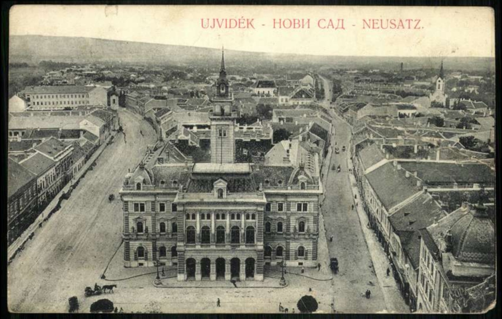 The Town Hall's Boulevard, a Domed Building Alongside, Novi Sad, 1896–1918
