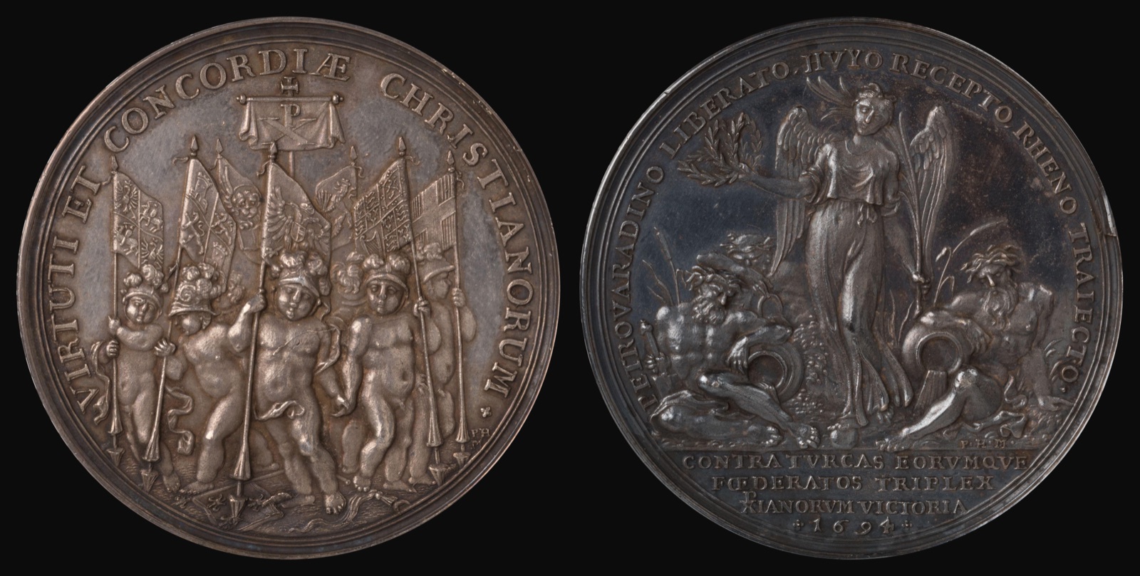A silver medal for the relief of Petrovaradin, 1694, Petrovaradin Fortress