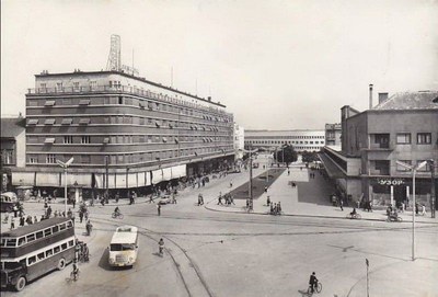 City street, The Tanurdžić Palace, Novi Sad, 1950–1965