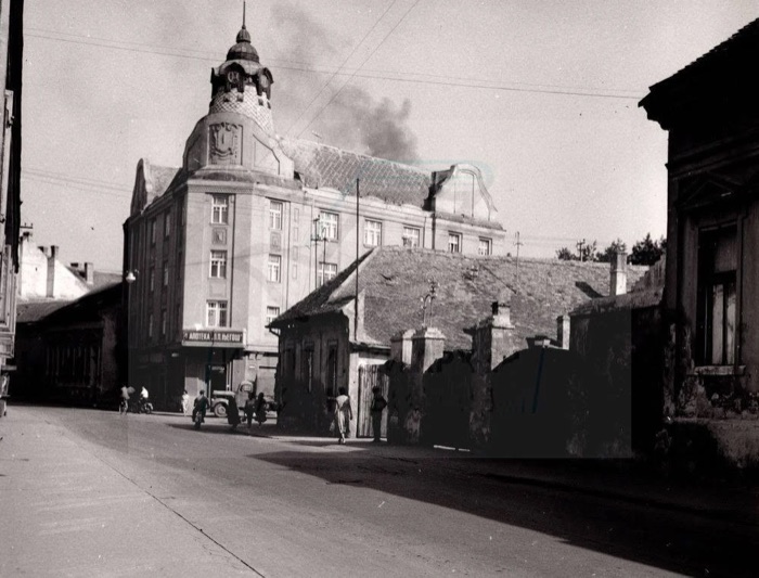 The domed corner on Trifkovic Square, Trifković Square, Novi Sad, 1945-1960