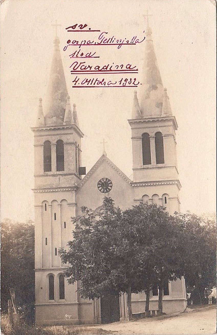 Our Lady of Tekije, dated by hand in October 1932, Church of Our Lady of the Snows, Petrovaradin