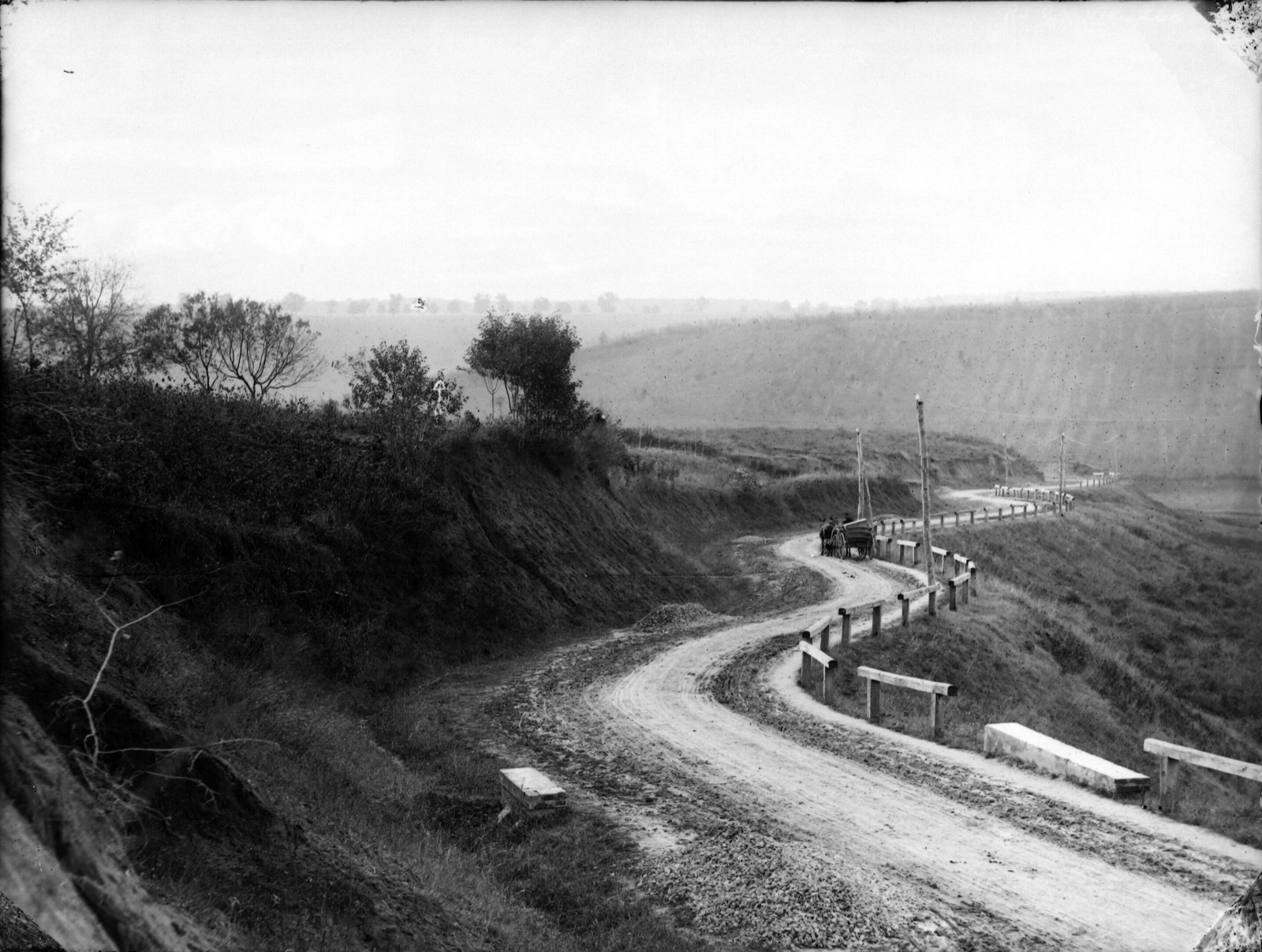 The Road to Banstol, Through the Vineyards Near Petrovaradin, 1896, Novi Sad