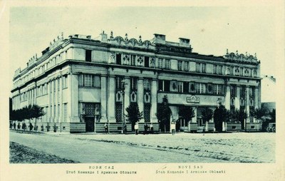 Headquarters of the First Army District Command, Novi Sad, 1919–1941