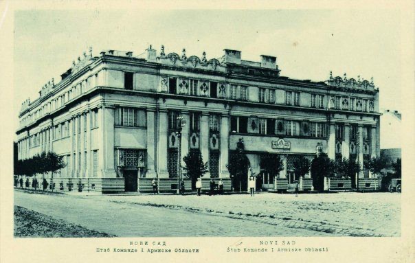 Headquarters of the First Army District Command, Novi Sad, 1919–1941