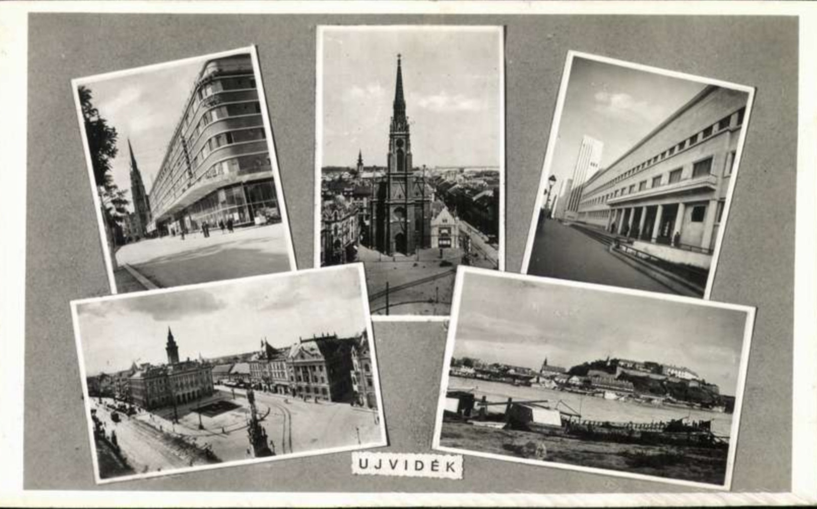 Novi Sad: the Cathedral and Banovina Palace, for a Tobacco Outlet, 1941–1945