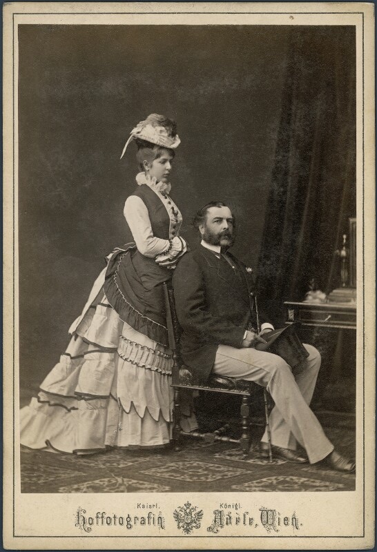 The Karátsonyi Couple Photographed at Adèle's in Vienna, Novi Sad, 1866–1876