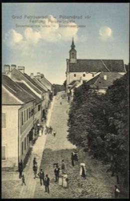 Elevated View Down Strossmayer Street, Petrovaradin, Novi Sad, 1896–1918