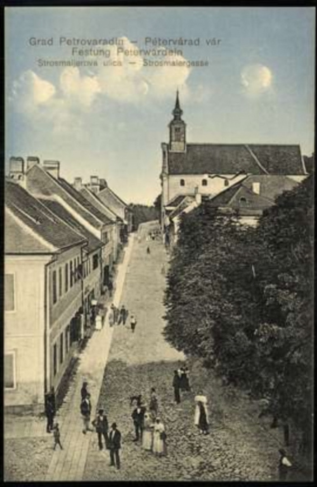 Elevated View Down Strossmayer Street, Petrovaradin, Novi Sad, 1896–1918