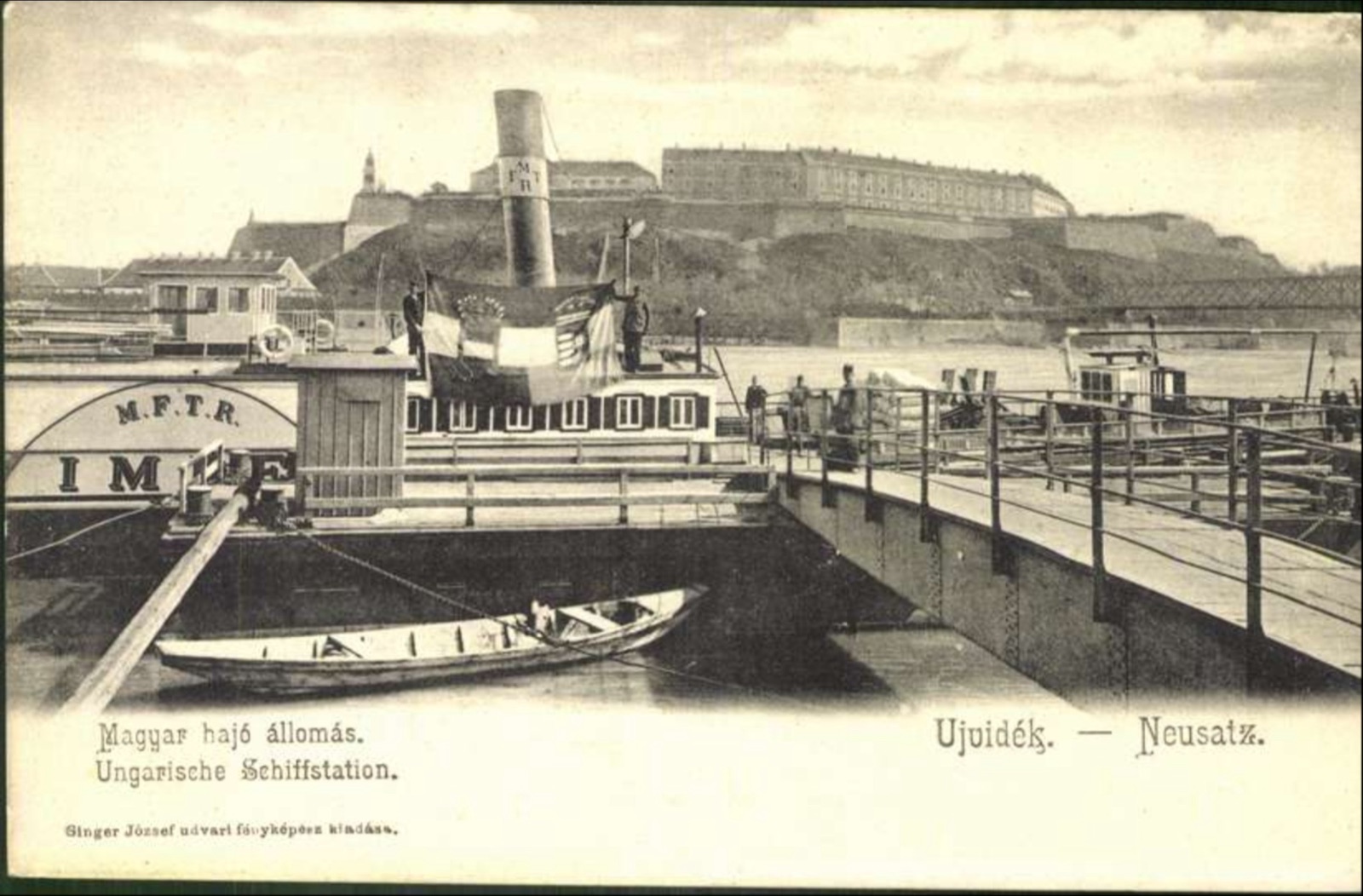 The Hungarian Steamer Station, Novi Sad, Danube Quay, 1896–1918
