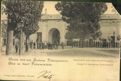 Guard Formation at the Belgrade Gate, Petrovaradin Fortress, 1900