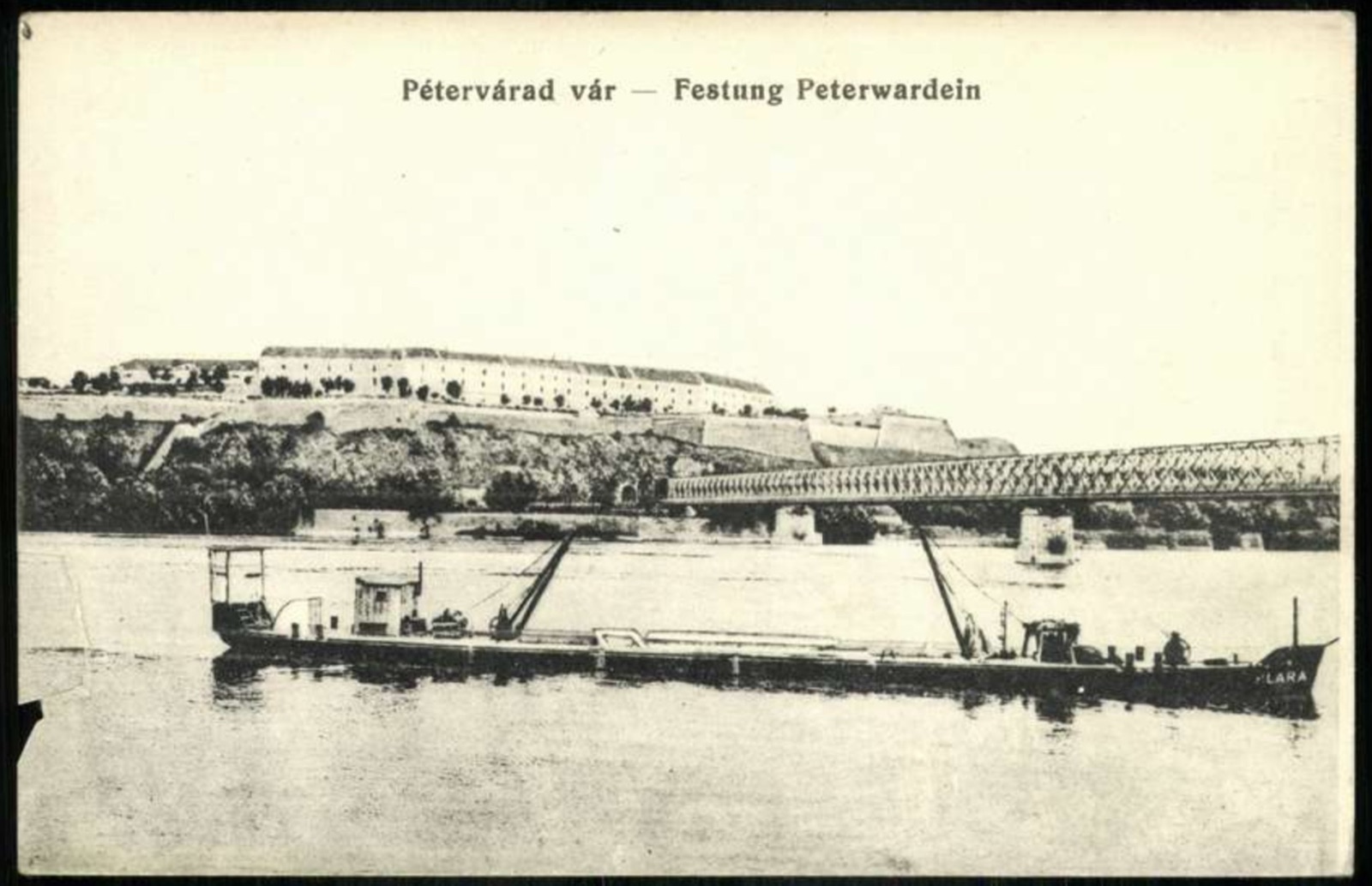 The Steamer Klara Passing Petrovaradin Fortress and the Railway Bridge, 1896–1918