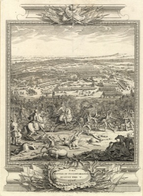 The Battle of Petrovaradin, 1716, an English Print, Vezirac