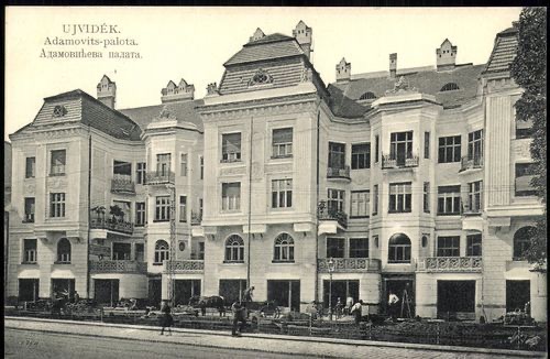 Adamovits palota, The Adamović Building, Novi Sad, 1912–1915