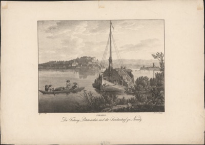 The Fortress of Peterwardein and the Bridgehead at Neusatz, by Jakob Alt, Petrovaradin Fortress, 1826