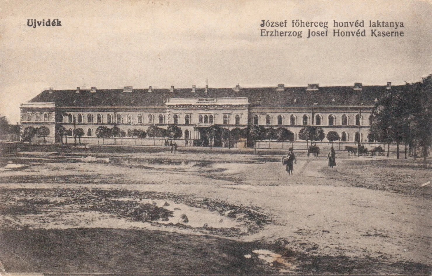 The Archduke Joseph honved barracks, Honvéd Barracks, Novi Sad, about 1900–1918