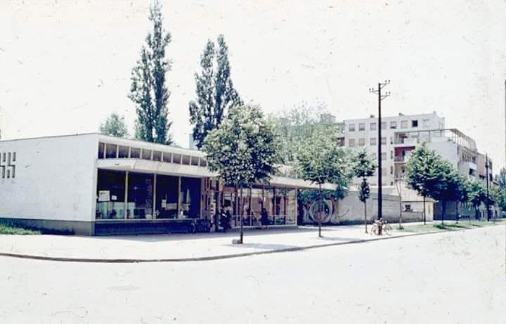 The first self-service shop in Novi Sad, late 1950s