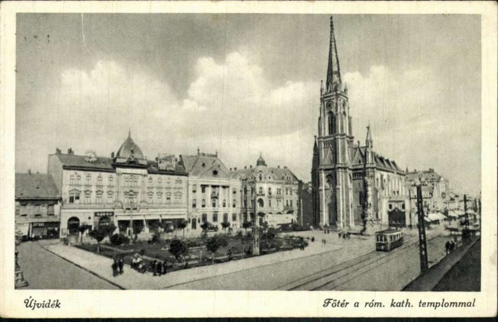 Main Square and the Church of the Name of Mary, Liberty Square, Novi Sad, 1942.